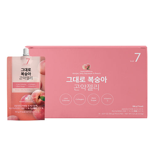 HEALTH & BEAUTY Konjac Jelly Squeeze-It (Peach) 10pcs