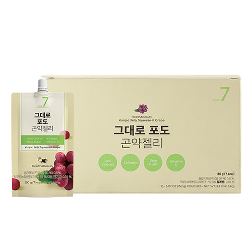 HEALTH & BEAUTY Konjac Jelly Squeeze-It (Grape) 10pcs