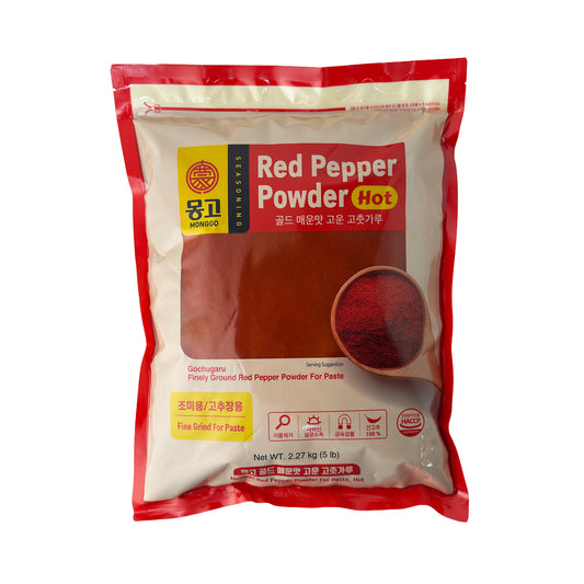 MONGGO Red Pepper Powder For Seasoning  "Extremely Hot" (Fine) 2.27Kg