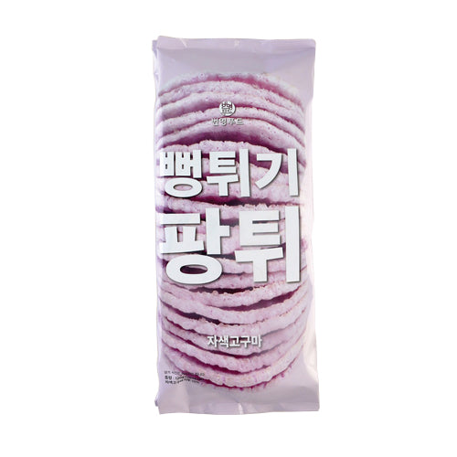 BUNYOUNG FOOD Rice Pop Snack  Purple Sweet Potato 4.2oz(120g)