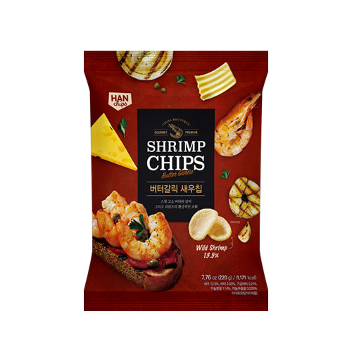 HAN CHIPS Butter Garlic Shrimp Chip 7.8oz(220g)