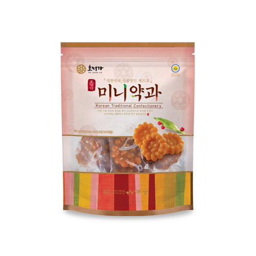 HOJEONGGA Mini Yakgwa (Korean Honey Pastry) 6.4oz(180g)