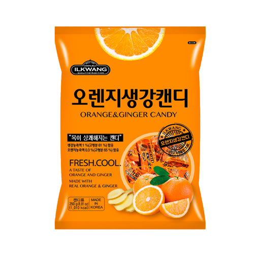 ILKWANG Orange & Ginger Candy 8.82oz(250g)