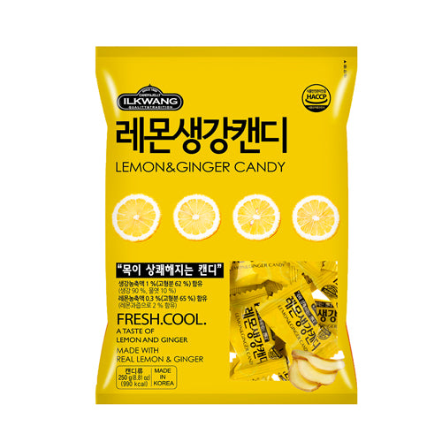 ILKWANG Lemon & Ginger Candy 8.82oz(250g)