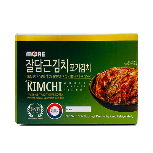 MORE Tasty Whole Cabbage Kimchi 7.06LB(3.2Kg)