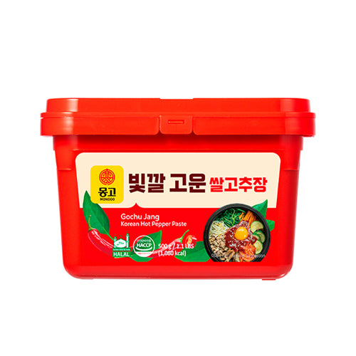 MONGGO Korean Red Pepper Paste(Gochujang) 1.1LB(500g)