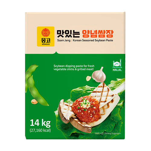 MONGGO Korean Seasoned Soybean Paste(Ssamjang) 30.9LB(14Kg)