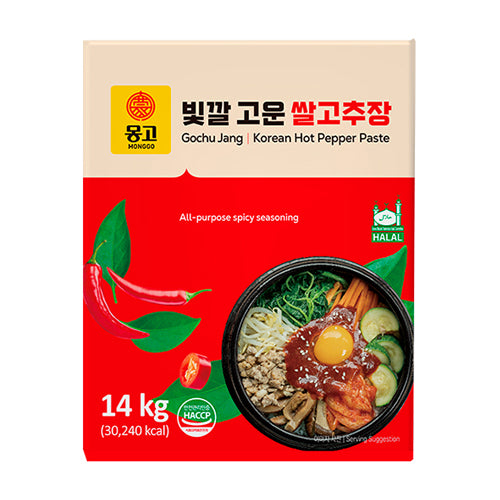 MONGGO Korean Red Pepper Paste(Gochujang) 30.9LB(14Kg)