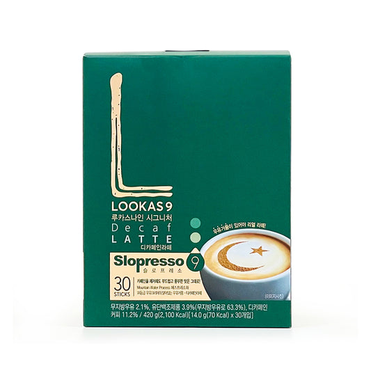 Lookas 9 Latte (Decaffeinated) 30Sticks