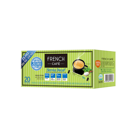 French Cafe "STEVIA" 3-in-1 Coffee (Decaffeinated) 20Sticks