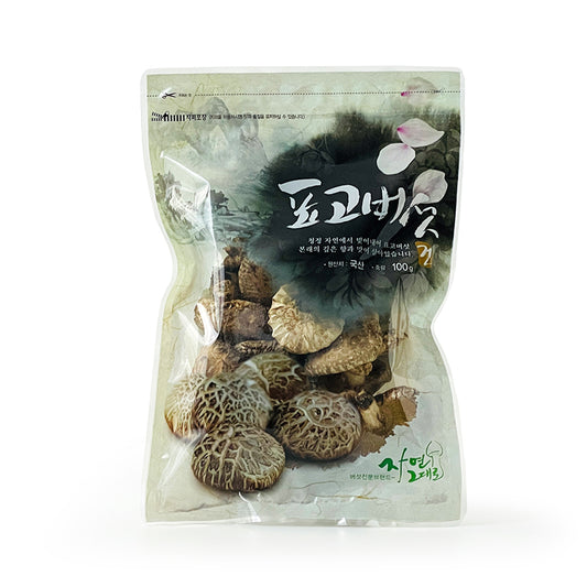 NATURAL LIFE Dried Oak Log Shiitake Mushroom(Whole) 100g(3.53oz)