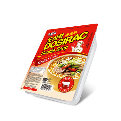 PALDO Dosirac Ramen Noodle Soup Beef Flavor 86g(3.03oz)