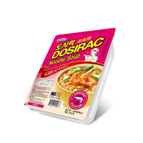 PALDO Dosirac Ramen Noodle Soup Shrimp Flavor 86g(3.03oz)