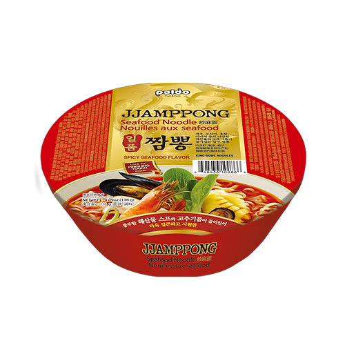 PALDO Jjamppong Spicy Seafood King Bowl 116g(4.09oz)