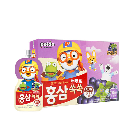 PALDO Red Ginseng Pororo(Grape & Blueberry)