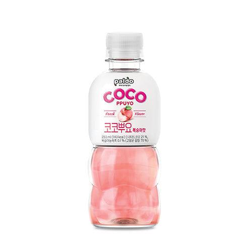 PALDO COCO PPUYO Peach Juice 280mL(9.47 fl oz) 6Pack